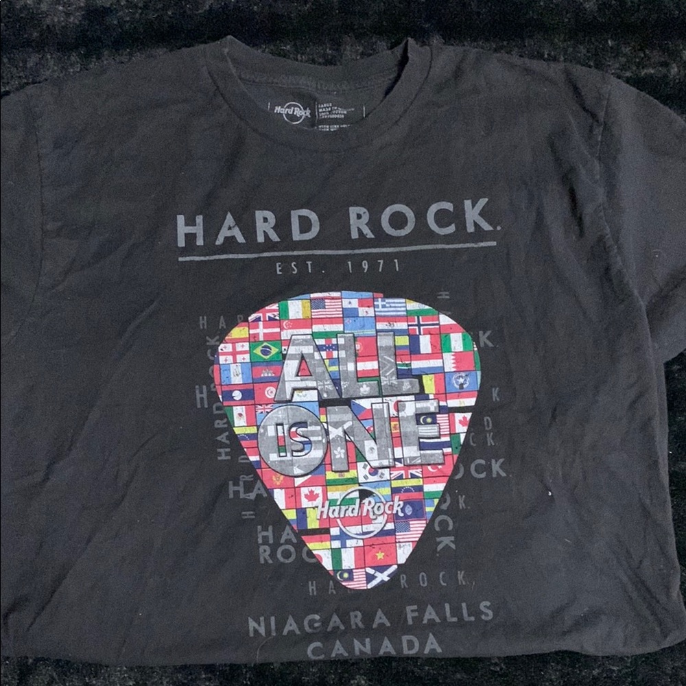 Hard Rock Black Graphic T-Shirt